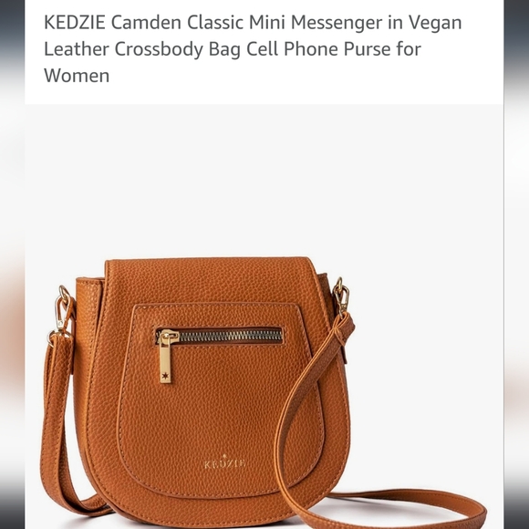 Kedzie Mini Messenger Cell Phone Bag - Picture 12 of 13